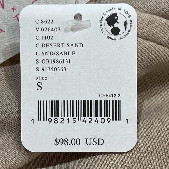 NWT Free People x Hatch Maternity Intercept Pants Small Desert Sand Loose Sweats - Picture 12 of 12